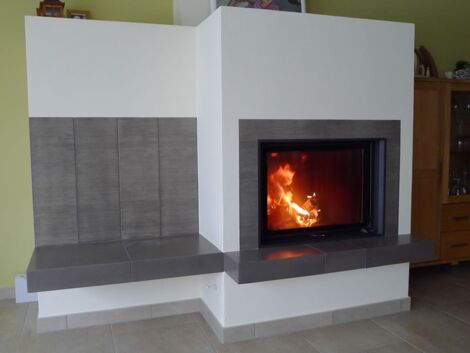 Kamin mit keramischen Zugsystem - Keramik von Ganz, Chemnitz Sachsen